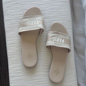 Amazon Beige Paris Sandals